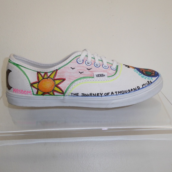 Vans Shoes | Custom Decorated Vans Size 